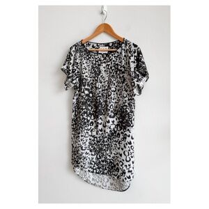 SEA NEW YORK • Leopard Print Silk Dress